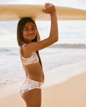 ROXY FLORAL HORIZON BRALETTE SET GIRLS