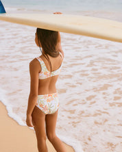 ROXY FLORAL HORIZON BRALETTE SET GIRLS