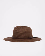 RUSTY GISELE STRAW HAT CHOCOLATE