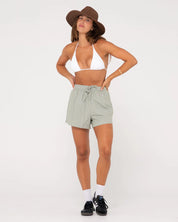 RUSTY GISELE STRAW HAT CHOCOLATE
