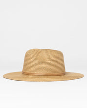 RUSTY GISELE STRAW HAT NATURAL CARAMEL