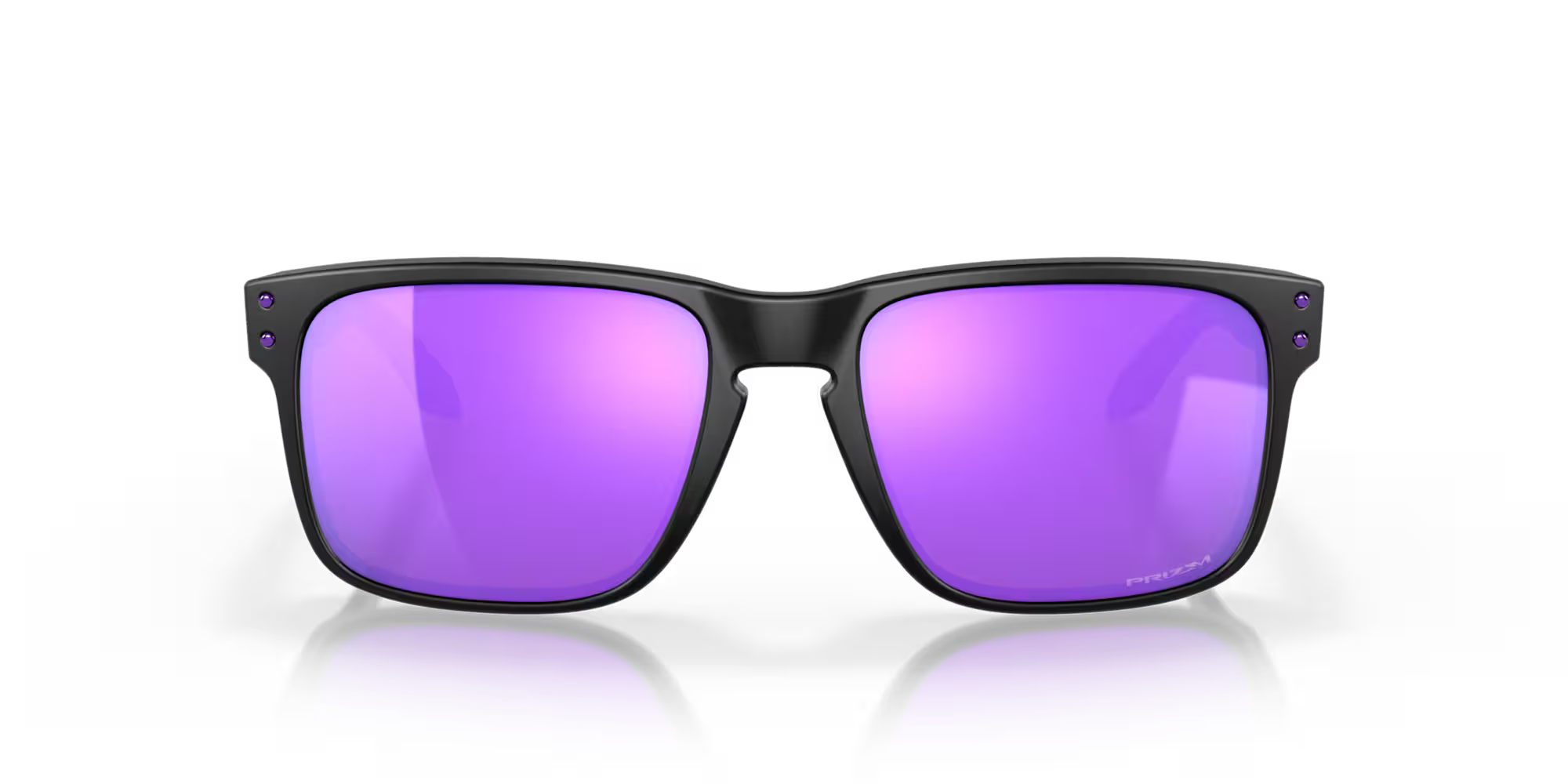 OAKLEY HOOLBROOK MATTE BLACK W/ PRIZM VIOLET