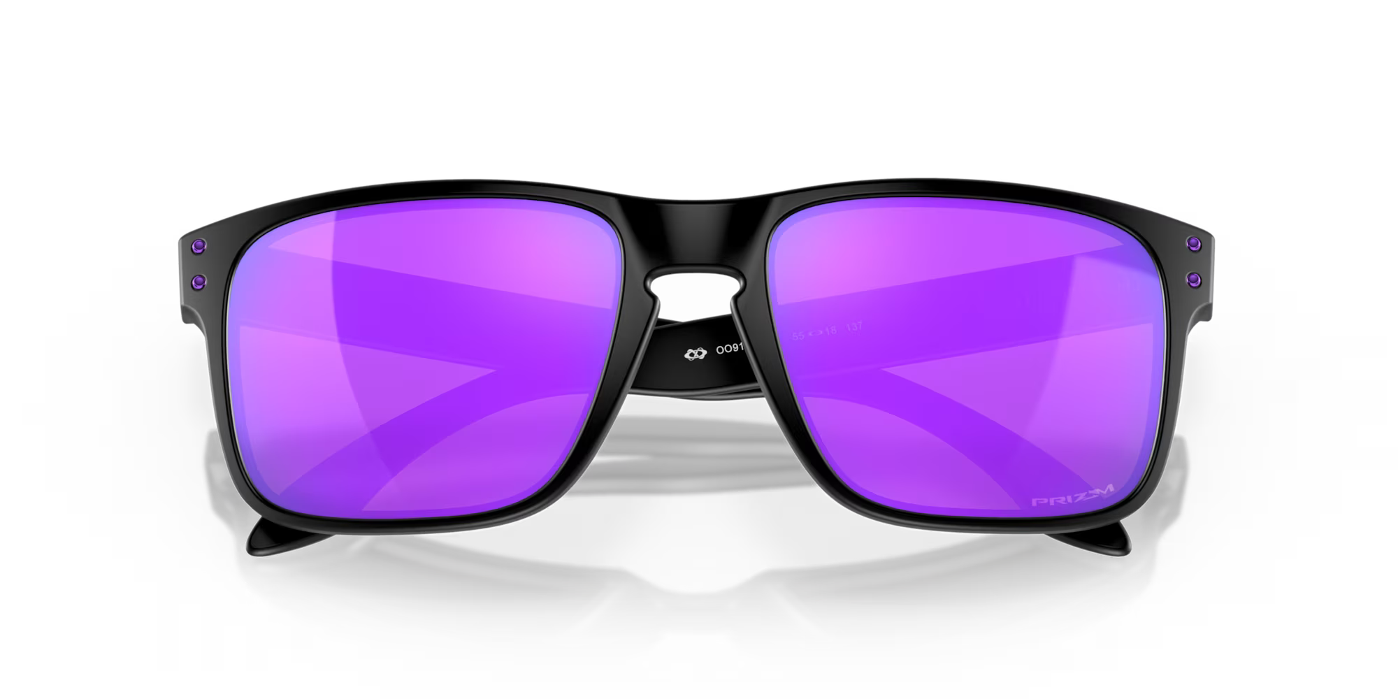 OAKLEY HOOLBROOK MATTE BLACK W/ PRIZM VIOLET