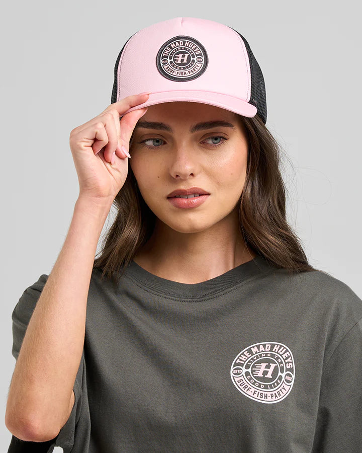 HUEYS GOOD LIFE WOMENS TWILL TRUCKER
