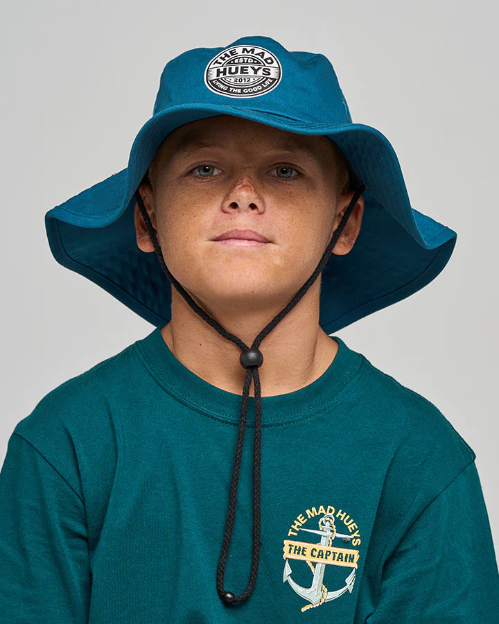 MAD HUEYS GOOD LIFE HUEYS | YOUTH WIDE BRIM HAT - ATLANTIC