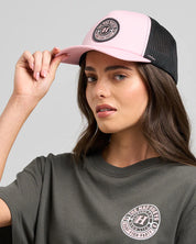 HUEYS GOOD LIFE WOMENS TWILL TRUCKER