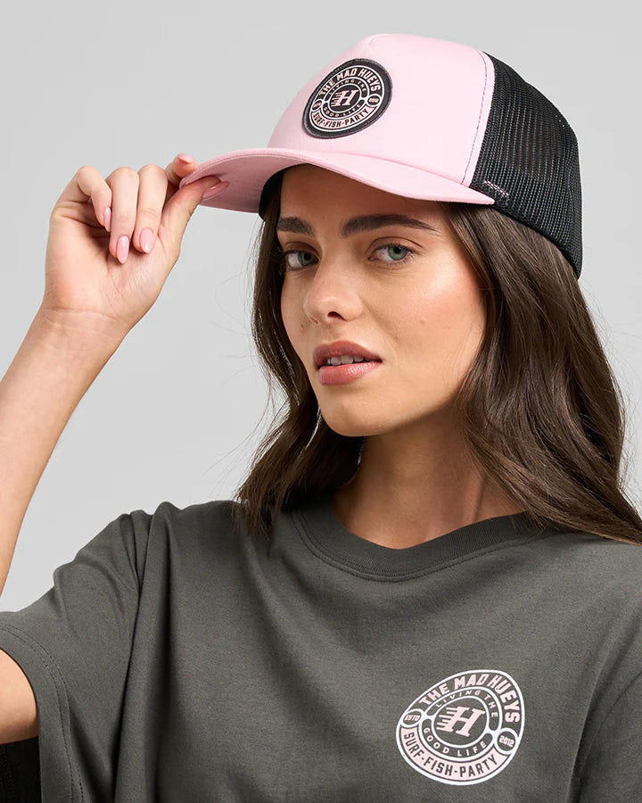 HUEYS GOOD LIFE WOMENS TWILL TRUCKER