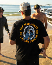 MAD HUEYS CAPTAIN COOKED JAWS | SS TEE - BLACK