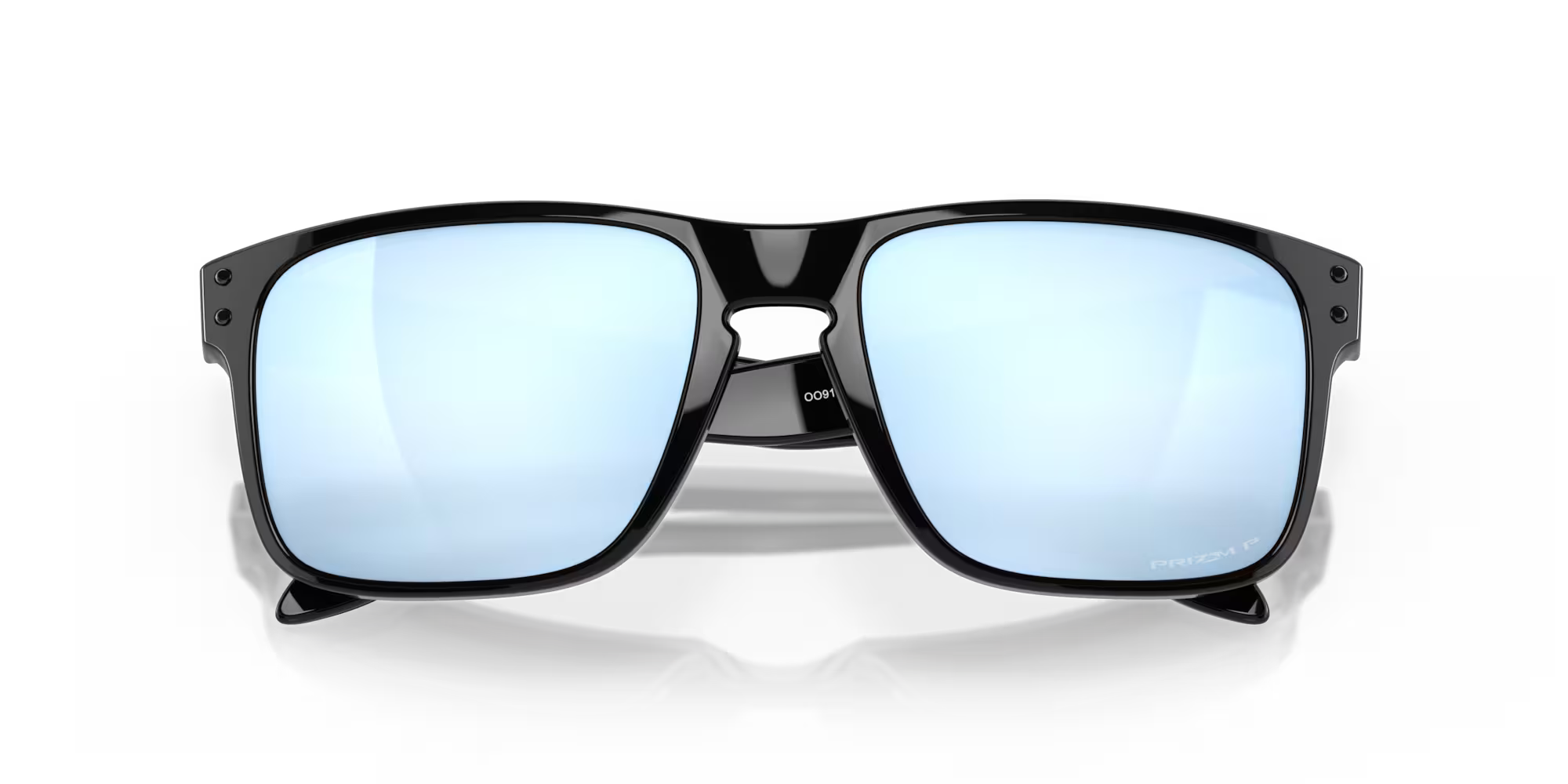 OAKLEY HOLBROOK POLISHED BLACK W/PRIZM DEEP WATER POLAR