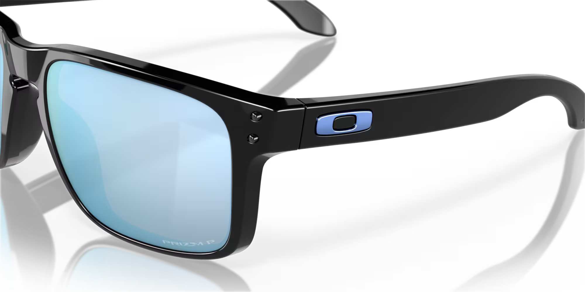 OAKLEY HOLBROOK POLISHED BLACK W/PRIZM DEEP WATER POLAR