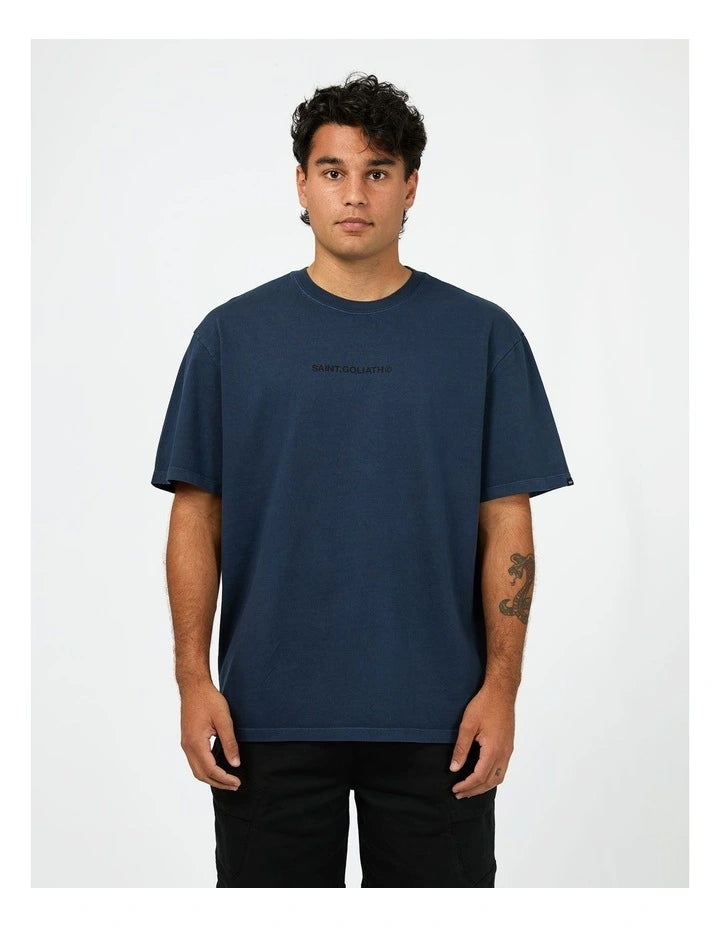ST GOLIATH ID TEE - NAVY