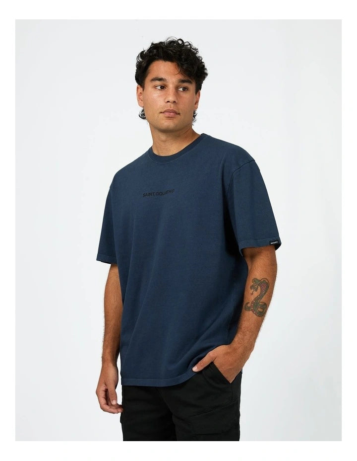 ST GOLIATH ID TEE - NAVY
