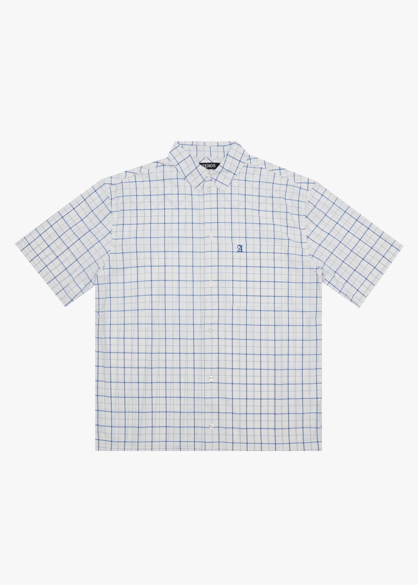 AFENDS IN-HALE SHORT SLEEVE SHIRT – ORGANIC COTTON BOXY FIT BUTTON-UP