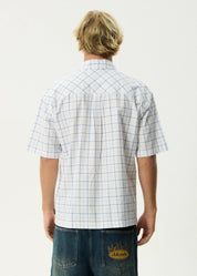 AFENDS IN-HALE SHORT SLEEVE SHIRT – ORGANIC COTTON BOXY FIT BUTTON-UP