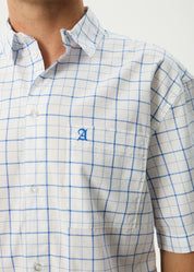 AFENDS IN-HALE SHORT SLEEVE SHIRT – ORGANIC COTTON BOXY FIT BUTTON-UP