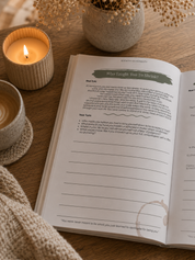 PERMISSION TO BE HUMAN JOURNAL | Guided Mental Health, Self Reflection & Personal Growth Journal