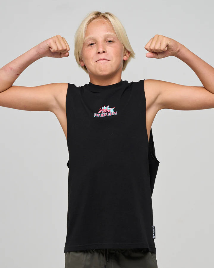 MAD HUEYS KING COD CODZILLA | YOUTH MUSCLE - BLACK