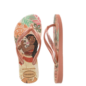 HAVAIANAS KIDS SLIM PRINCESS MOANA PINK CLAY