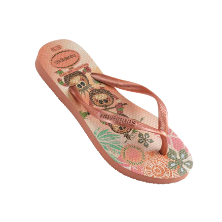 HAVAIANAS KIDS SLIM PRINCESS MOANA PINK CLAY