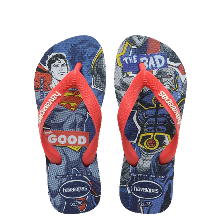 HAVAIANAS KIDS TOP HEROIS DC SUPERMAN NAVY BLUE