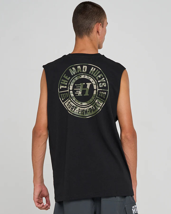 MAD HUEYS LIVING HUEYS | MUSCLE - BLACK