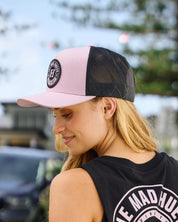 MAD HUEYS LIVING HUEYS | WOMENS TWILL TRUCKER - DUSTY LILAC