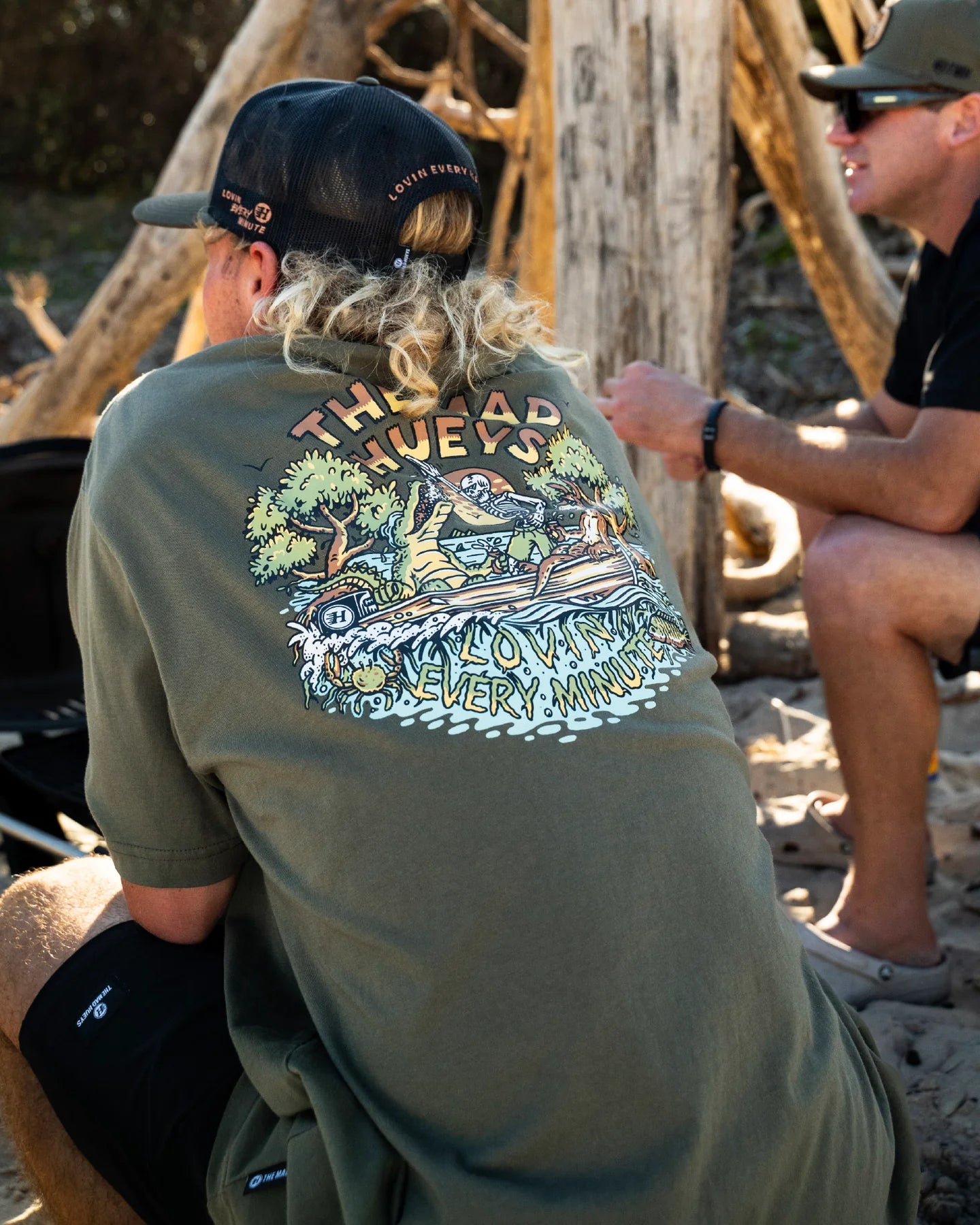 MAD HUEYS LOVING MANGROVES | SS TEE - OLIVE