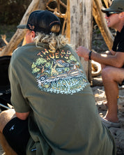 MAD HUEYS LOVING MANGROVES | SS TEE - OLIVE