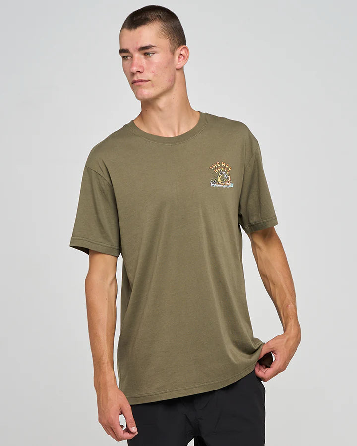 MAD HUEYS LOVING MANGROVES | SS TEE - OLIVE