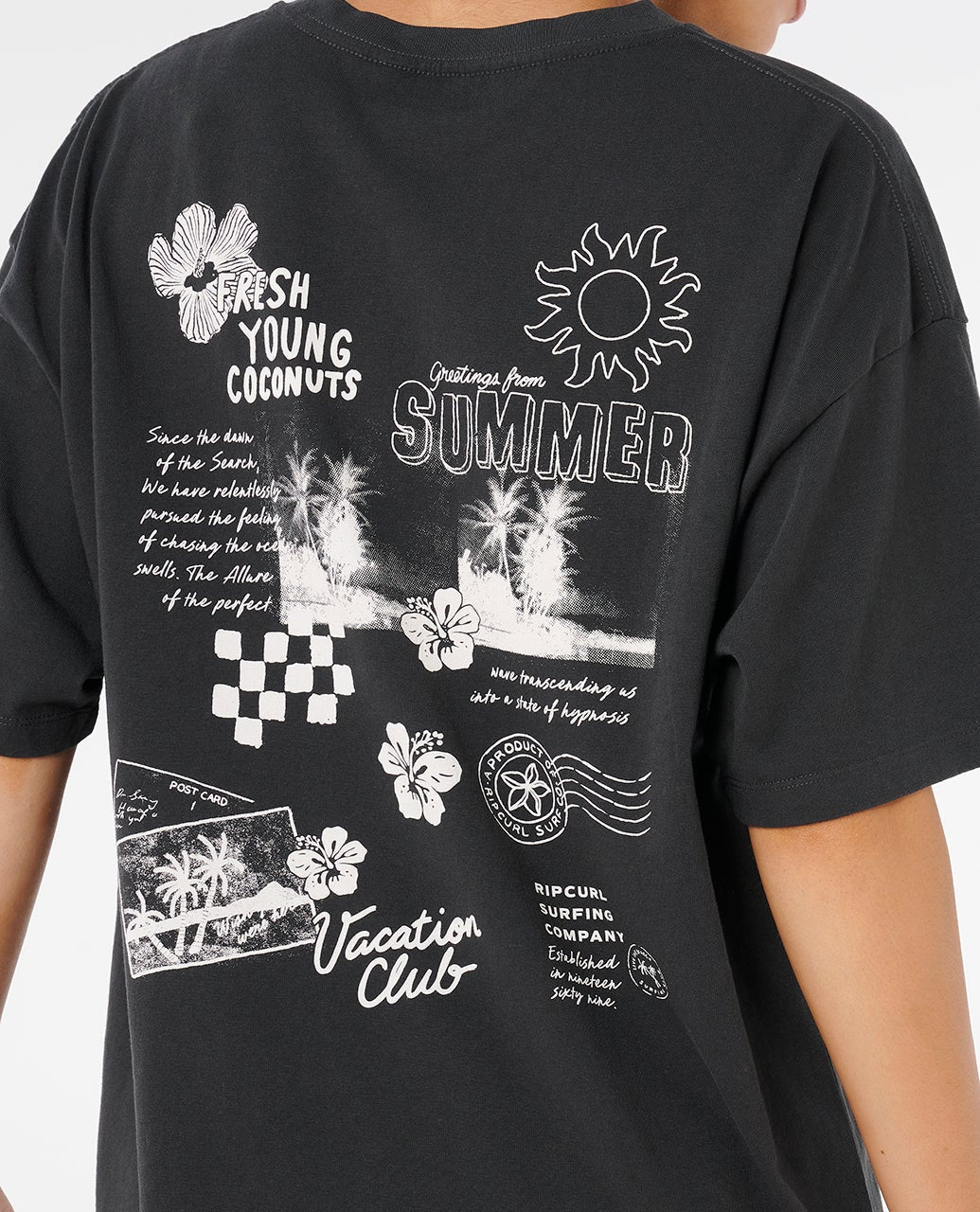 RIP CURL SUNSET LUAU TEXTURED TEE