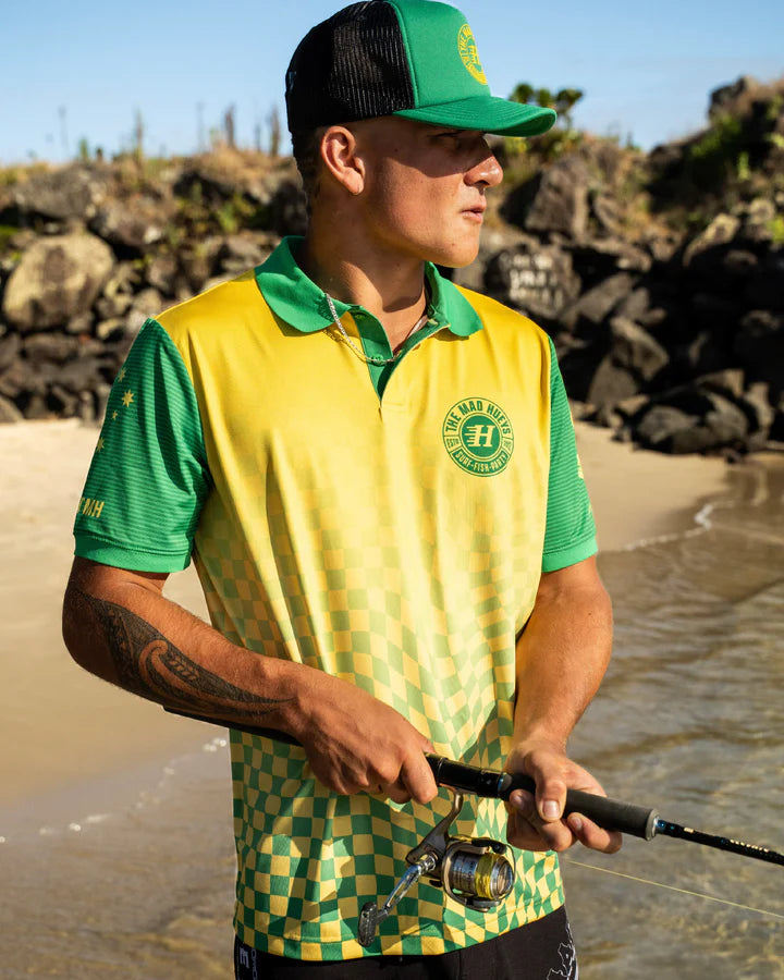 THE MAD HUEYS OI OI OI | SS PARTY POLO - AUSSIE GOLD