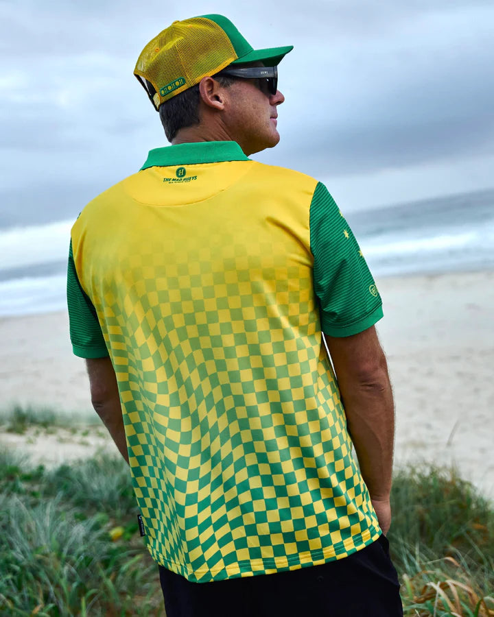 THE MAD HUEYS OI OI OI | SS PARTY POLO - AUSSIE GOLD
