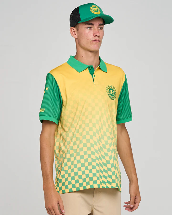 THE MAD HUEYS OI OI OI | SS PARTY POLO - AUSSIE GOLD