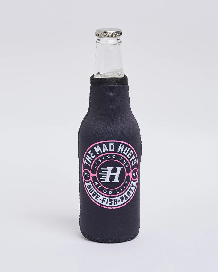 MAD HUEYS GOOD LIFE | WOMENS SLIM TALL STUBBY COOLER-BLACK