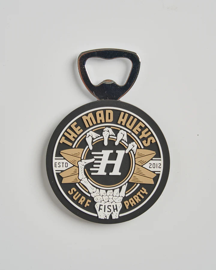 MAD HUEYS SURF HUEYS | MAGNETIC BOTTLE OPENER - BLACK