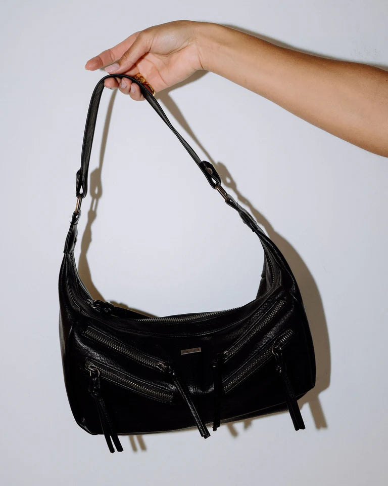 RUSTY MELROSE SHOULDER BAG - BLACK