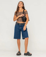 RUSTY MELROSE SHOULDER BAG - BLACK