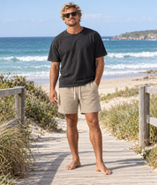INDUSTRIE MARINA LINEN SHORTS - MOSS