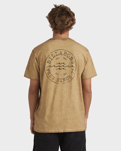 BILLABONG BIG WAVE DAZ TEE - KHAKI
