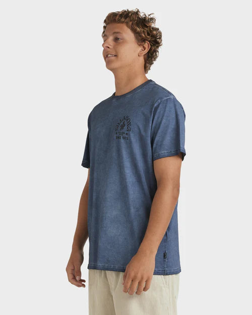 BILLABONG BIG WAVE SHAZ TEE - STEEL BLUE