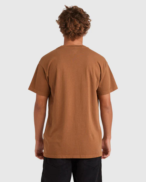 BILLABONG PREMIUM WAVE WASH TEE - TOBACCO - BUY 2 FOR $60