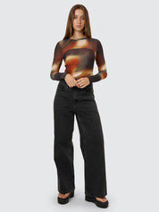 THRILLS METAMORPHIC DAZE MESH TOP