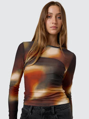 THRILLS METAMORPHIC DAZE MESH TOP