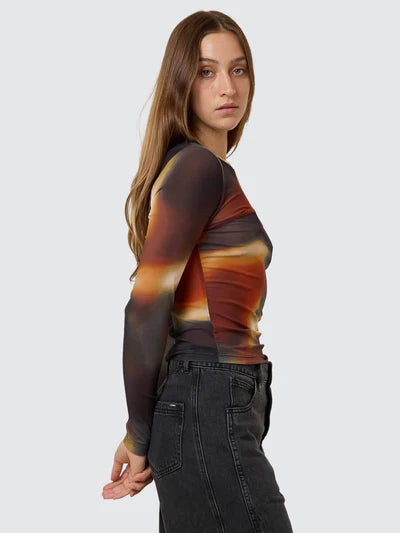 THRILLS METAMORPHIC DAZE MESH TOP