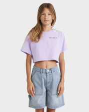BILLABONG MIXING VIBES GIRLS CROP TEE