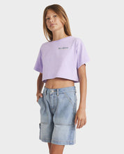 BILLABONG MIXING VIBES GIRLS CROP TEE