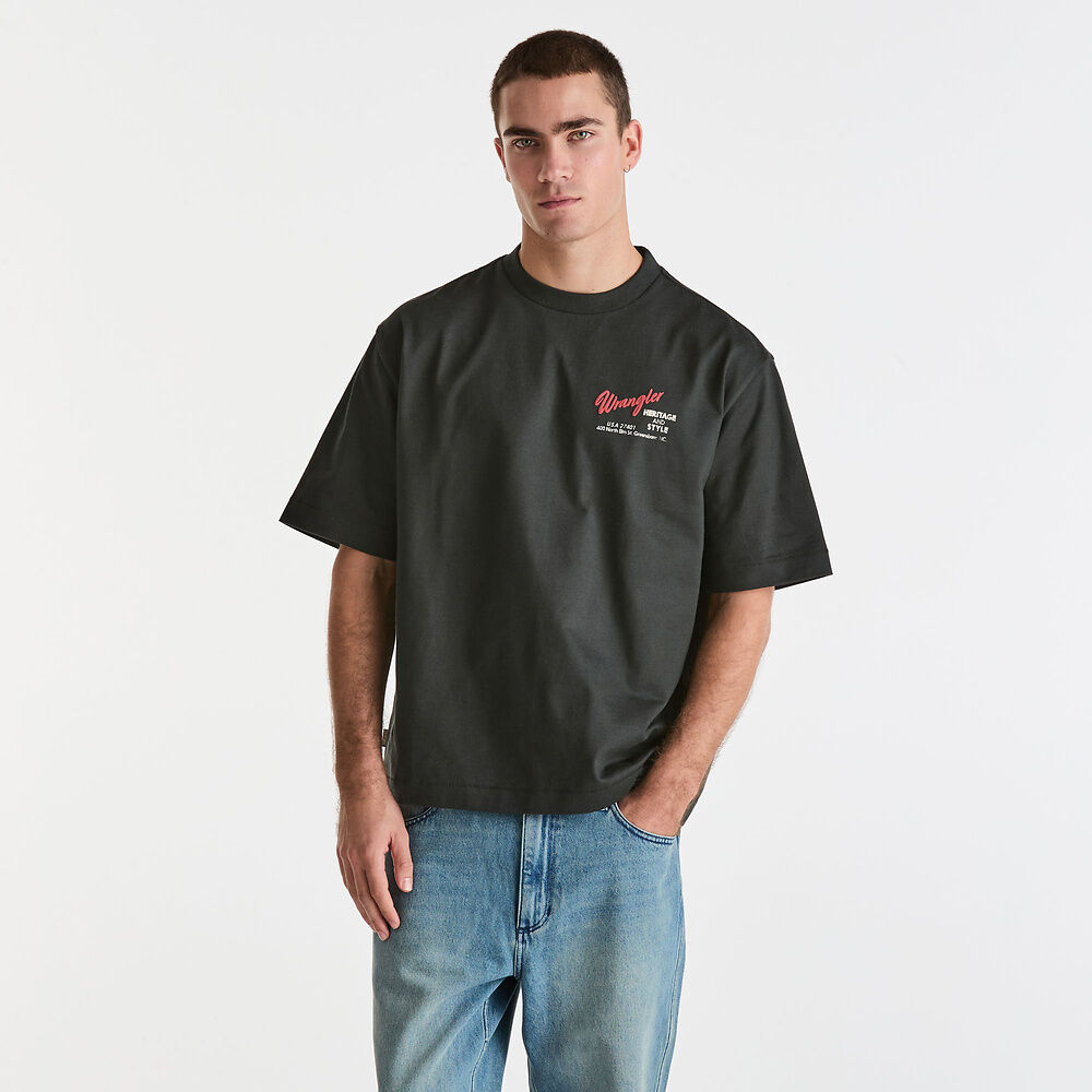 WRANGLER MOTEL BOXCAR TEE
