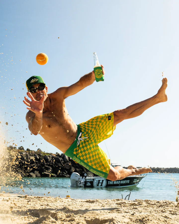 THE MAD HUEYS OI OI OI | 19" BOARDSHORT - AUSSIE GOLD