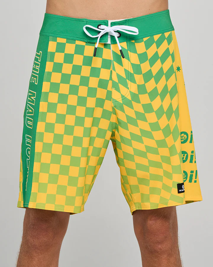 THE MAD HUEYS OI OI OI | 19" BOARDSHORT - AUSSIE GOLD