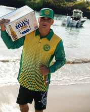 THE MAD HUEYS OI OI OI | UPF 50+ FISHING JERSEY - AUSSIE GOLD